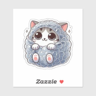 Zwergkatze Aufkleber