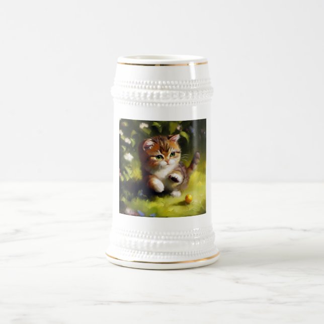 Zwergkatze Bierglas (Mittel)