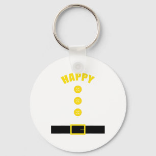 Zwergkostüm - Fun Halloween Gift Idea - Happy Schlüsselanhänger