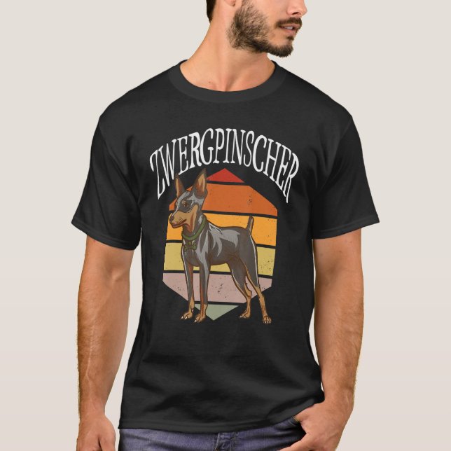 Zwergpinscher - Dog Identification - Dogs Lover -  T-Shirt (Vorderseite)