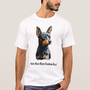 Zwergpinscher Hund Erstellen Sie Ihren Eigener Tex T-Shirt
