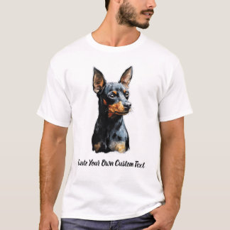 Zwergpinscher Hund Erstellen Sie Ihren Eigener Tex T-Shirt