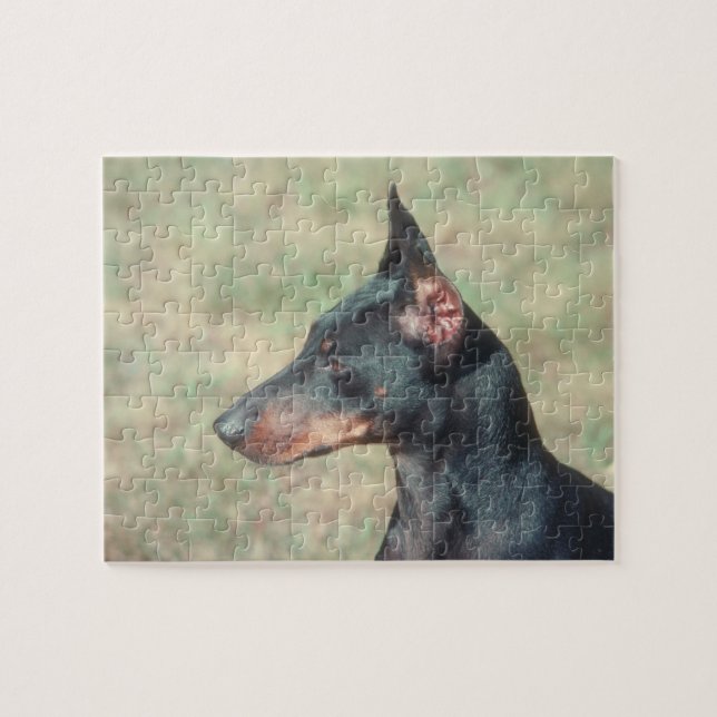 Zwergpinscher-Hundepuzzlespiel Puzzle (Horizontal)