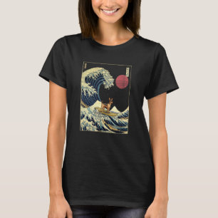 Zwergpinscher Japanische Kanagawa-Welle Surf Do T-Shirt