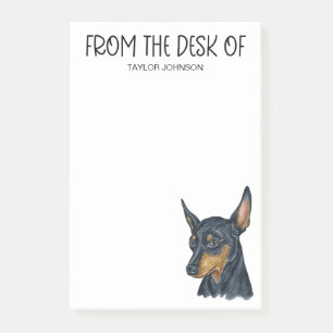 Zwergpinscher Liebhaber Post-it Klebezettel