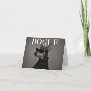 Zwergpinscher Modeportrait Hund Danke