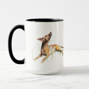 Zwergpinscher Tasse, Hunde-Mama Kaffee Tasse
