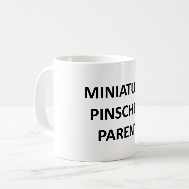 Zwergpinscherelternteil kein pic kaffeetasse (Vorderseite Links)