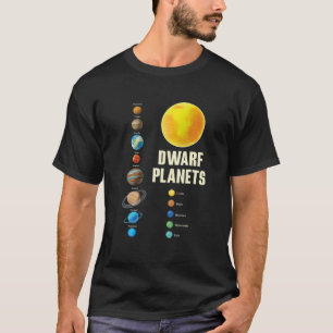 Zwergplaneten für Kinder und Erwachsene des Sonne T-Shirt