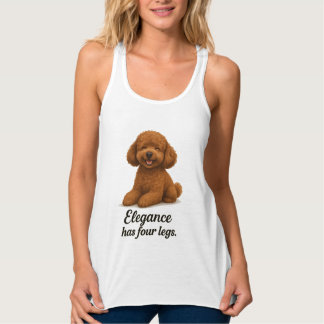 Zwergpudel � Eleganz hat vier Beine Tank Top
