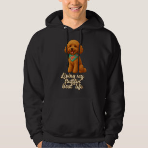 Zwergpudel � Lebe Mein Fluffiges Bestes Leben Hoodie