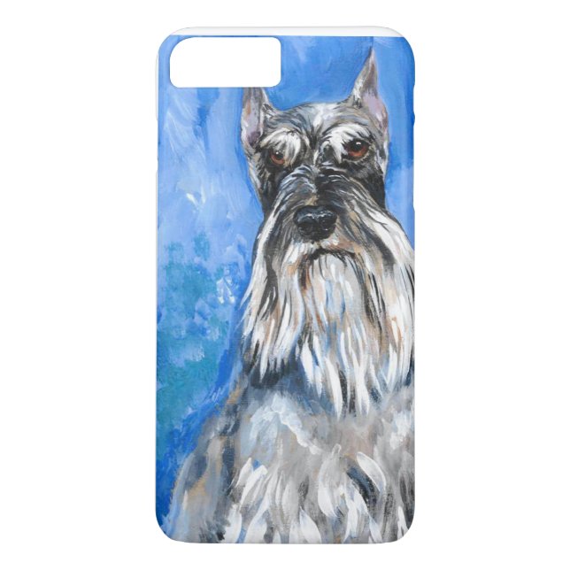 Zwergschnauzer Case-Mate iPhone Hülle (Rückseite)