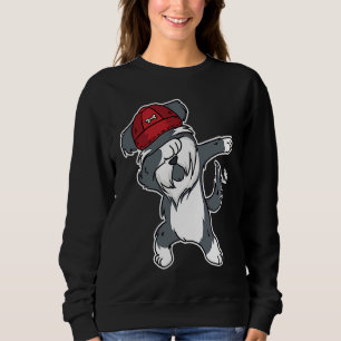 Zwergschnauzer Dabbing Sweatshirt