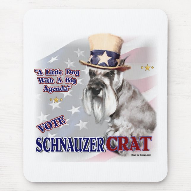 Zwergschnauzer-Geschenke Mousepad (Vorne)
