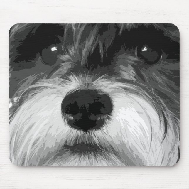 Zwergschnauzer Mousepad (Vorne)