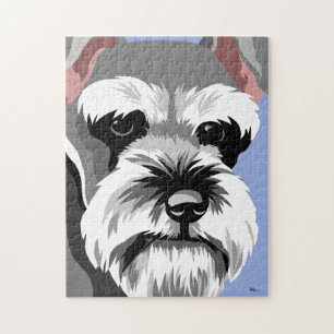 Zwergschnauzer-Puzzlen Puzzle