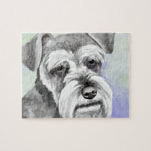 Zwergschnauzer-Puzzlen Puzzle