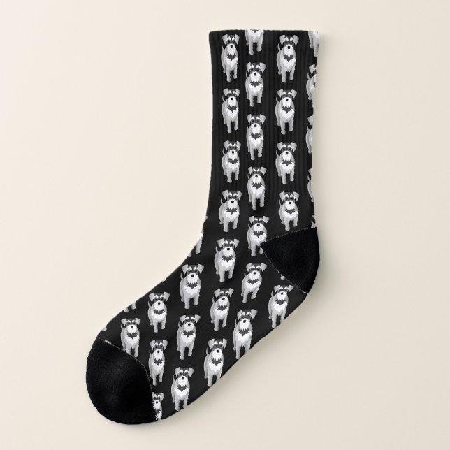 Zwergschnauzer Socken (Rechts - Innen)