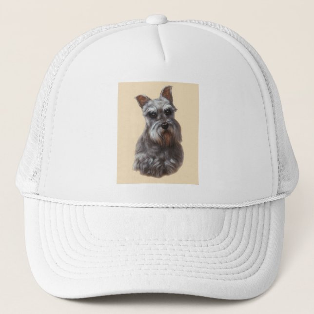 Zwergschnauzer Truckerkappe (Vorderseite)
