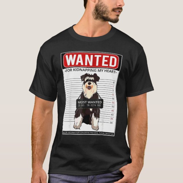 Zwergschnauzer Vater Mutter   T-Shirt (Vorderseite)