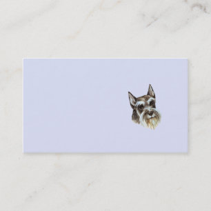 Zwergschnauzer-Visitenkarte Visitenkarte