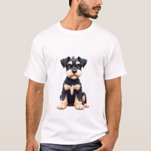 Zwergschnauzer-Welpe (4) T-Shirt