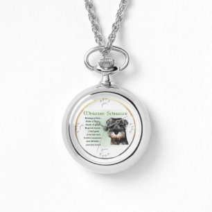 Zwergschnauzer-Welpe Armbanduhr
