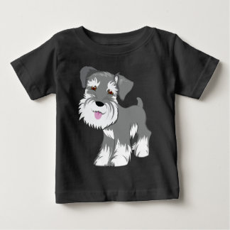 Zwergschnauzer-Welpe Baby T-shirt