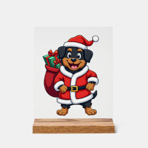 Zwergspitz-Geschenk Überraschung Acrylschild