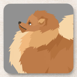 Zwergspitz Getränkeuntersetzer