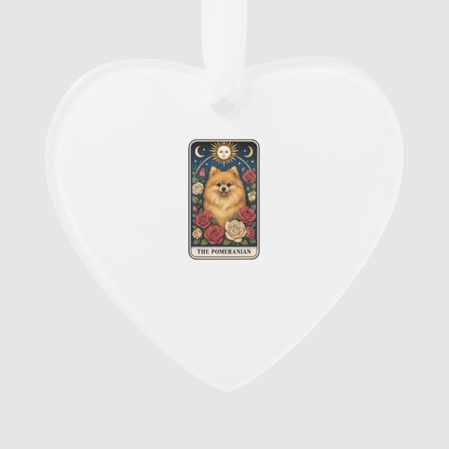 Zwergspitz Ornament (Vorderseite)