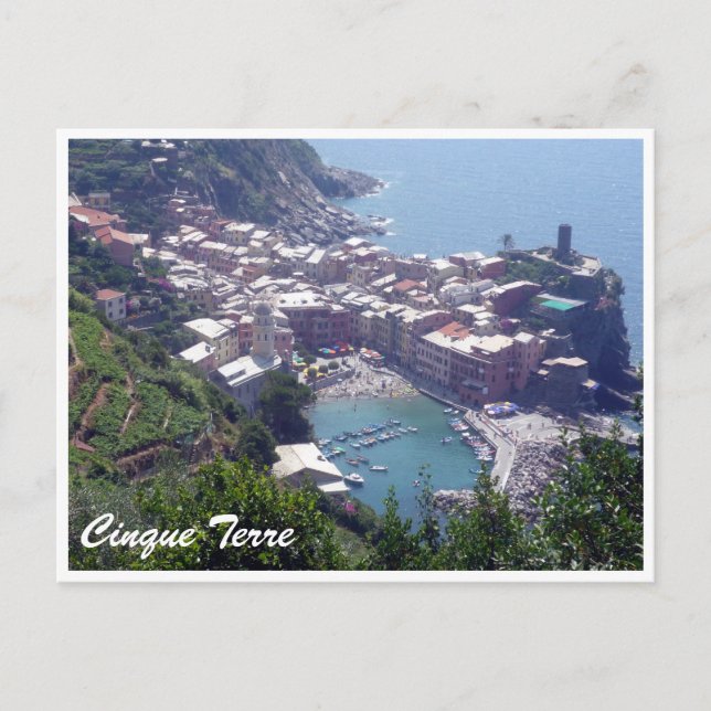 Zwergvernazza Postkarte (Vorderseite)