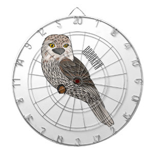 Zwergvogel-Cartoon Dartscheibe