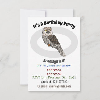 Zwergvogel-Cartoon Einladung