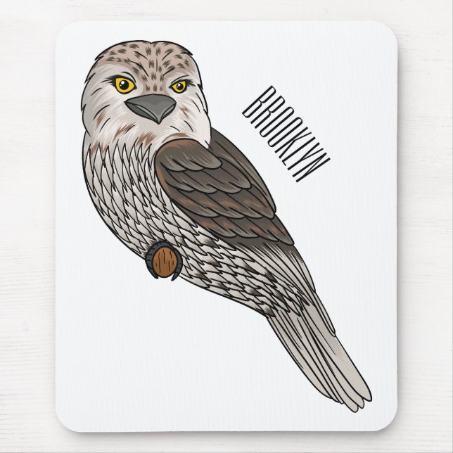 Zwergvogel-Cartoon Mousepad (Vorne)