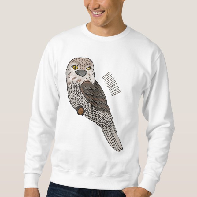 Zwergvogel-Cartoon Sweatshirt (Vorderseite)