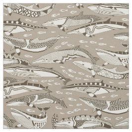 Zwergwale Tee brauner Stein Stoff