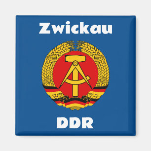 Zwickau, Deutschland - Retro Ostdeutschland (DDR, Magnet