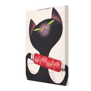 Zwicky Cat Poster von Donald Brun Leinwanddruck