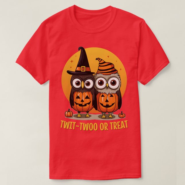 Zwieback oder Leckerei Halloween Thirt 1 T-Shirt (Design vorne)