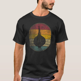 Zwiebel Lebensmittel Kochen Koch Vintage Distresse T-Shirt