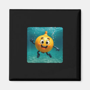 Zwiebel-Tauchen Unterwasser-Ozean-Taucher-Schwimme Magnet