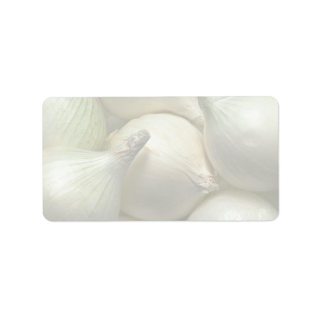 Zwiebeln Adressaufkleber (Vorne)