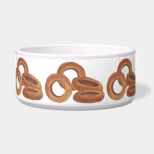 Zwiebeln Rings Junk Fast Food Feinschmecker Diner Napf