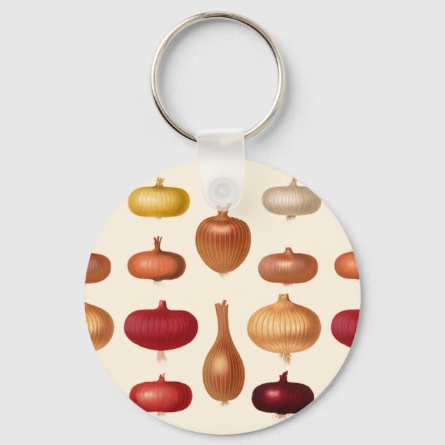 Zwiebeln Schlüsselanhänger (Vorderseite)