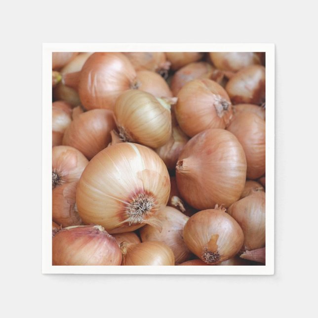 Zwiebeln Serviette (Vorderseite)