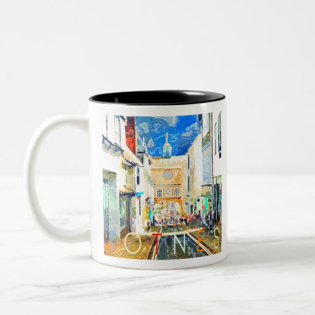 Zwiebeln Zweifarbige Tasse (Links)