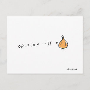 Zwiebelpostkarte Postkarte