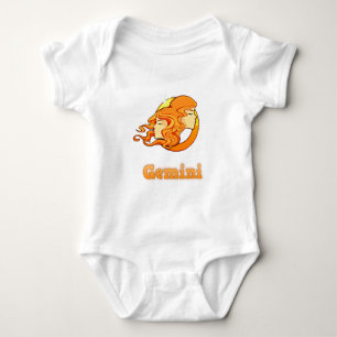 Zwilling Illustration Baby Strampler