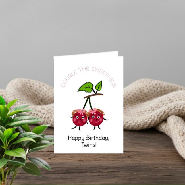 Zwilling Kirschmädchen Karte (Von Creator hochgeladen)